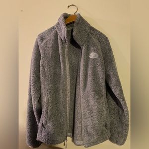 Small fuzzy north face jacket